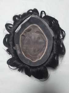 Austrian Taz Hair Bangladesh Premium Quality Mono Human Hair Toupee <b>Wig</b> with Natural Body and <b>Deep</b> <b>Waves</b> Styles - Product Image 2