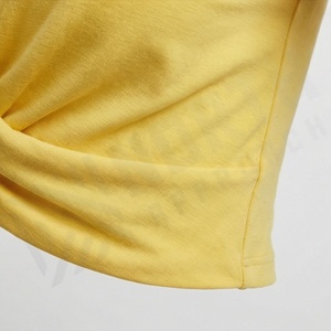 Camiseta Corta Deportiva de Algodón para Mujer, Personalizable, con Estampado Gráfico, Ajustada, para Fitness, Gimnasio, Entrenamiento y Uso Diario - Product Image 5