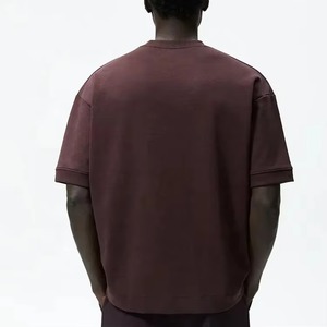Prix de gros, t-shirts pour hommes de qualité supérieure, surdimensionnés, impression de logo personnalisée, couleur unie, séchage rapide, respirant, toutes tailles disponibles - Product Image 2