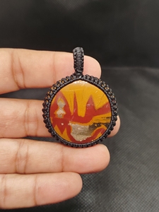 Pendentif Macramé Papillon, Cabochon de pierre précieuse, Lot en gros de pierres précieuses en vrac, Cabochon de pierre précieuse - Product Image 4