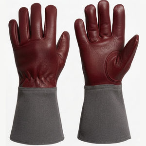 Guantes de Soldadura TIG Hechos a Medida, Guantes de Trabajo de Invierno con Cuero Vacuno, Látex y Forro de Algodón, Guantes de Seguridad Cómodos - Product Image 1