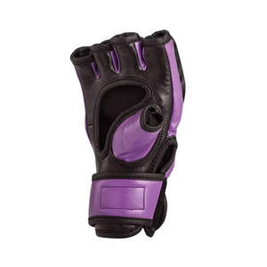 Guantes de MMA de Medio Dedo de Cuero PU Personalizados para Hombre, Antideslizantes, Transpirables, con Cierre de Gancho y Bucle para Muñeca, Impresión de Silicona Personalizada - Product Image 3