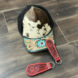 Clips para Sombreros de Cuero Genuino Hechos a Mano al por Mayor, Diseño Occidental Vintage, Accesorios Duraderos para Sombreros para Hombres y Mujeres - Product Image 4