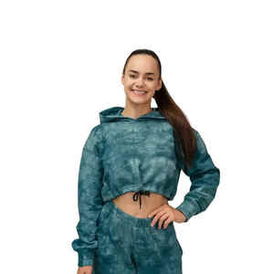 Fabricantes de Ropa, Diseño de Logotipo Personalizado, Pantalones Largos Deportivos para Gimnasio, Conjunto Deportivo de 2 Piezas para Mujer, Lavado Ácido, Otoño Invierno - Product Image 2