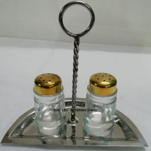 Juego de Salero y Pimentero de Acero Inoxidable Contemporáneo, Recipientes Creativos para Condimentos a Bajo Precio - Product Image 3