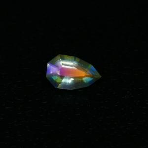 Pierre de lune arc-en-ciel naturelle, forme poire, facettée, pierre précieuse en vrac pour la fabrication de bijoux, fournisseur en gros ZUBEDA GEMS JEWELLRY - Product Image 1