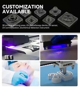 Silicone <strong>Lens</strong> Injection Molding for Uv Curing Lamp Silicone Led <strong>Lens</strong> for Industrial Collimating <strong>Lenses</strong> Silicone Optical <strong>Lens</strong> - Product Image 4
