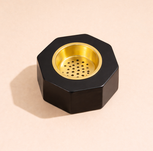 Porte-encens en métal et céramique, élégant, fait main, écologique, de qualité supérieure, brûleur de Bakhoor, cadeau festif pour le Ramadan et l'Aïd - Product Image 4