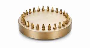 Natural Finish Stainless Steel Flower Fountain <b>Spray</b> Nozzle Wall <b>Mount</b> Outdoor Landscape Water Feature Garden Fitting - Product Image 1