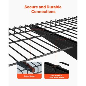 Scaffalatura a 3 livelli in acciaio da parete per garage, 11x36 pollici per ripiano, scaffalatura galleggiante resistente 0,9 x 3 piedi - Product Image 4