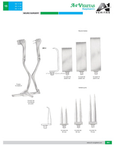 A-1 VERITAS Instrumentos Quirúrgicos de Neurocirugía de Acero Inoxidable de Precisión para Procedimientos Craneales, Juego Médico Reutilizable - Product Image 2
