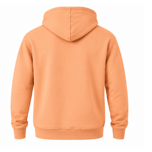 Men's Custom Apricot Pullover <b>Hoodie</b> Fleece Sweatshirt Long Sleeve Regular Fit Drawstring Kangaroo Pocket Casual Streetwear - Product Image 2