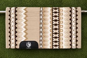Manta de Silla de Montar Premium de Lana Occidental Ecológica, Almohadilla para Caballo, Absorbente de Impactos, Transpirable, Duradera, Personalizable, Equipo de Equitación - Product Image 2