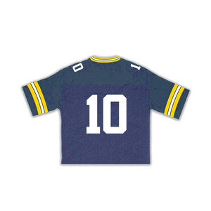 Maillot de football américain rétro unisexe 2025, grande taille, manches courtes, design brodé et cousu - Product Image 2