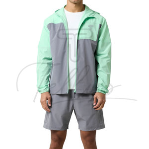 Wholesale High Quality Plain Men Windbreaker <b>Jacket</b> and <b>Short</b> Set Custom Tracksuit With Custom Design sets 2026 - Product Image 2