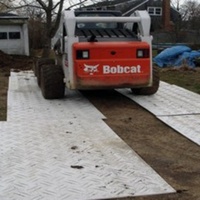 Tapis de protection agricole en HDPE 1220 x 2440 mm (48 pieds), réutilisables, imperméables, pour tracteurs agricoles, machines et couverture de champs extérieurs