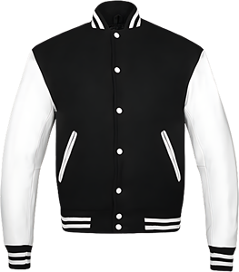 Veste universitaire classique OEM style urbain, à capuche, imperméable, réversible, en toile de laine écologique, avec fermeture éclair et col montant, pour l'hiver - Product Image 1