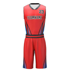 Uniforme de Baloncesto Personalizado de Alta Calidad 100% Poliéster, Uniforme Deportivo para Exteriores sin Mangas - Product Image 1