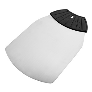Pala per pizza basic in acciaio inox per la cottura e il servizio della pizza - Product Image 1
