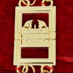 Colliers Maçonniques Personnalisés NESTA SPORTS – Chaînes en Métal Doré avec Régalia Maçonnique – Disponibles à la Vente - Product Image 3