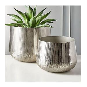 Jardinière en acier inoxydable / Vase à fleurs en métal / Jardinières pour plantes d'extérieur et d'intérieur - Product Image 5