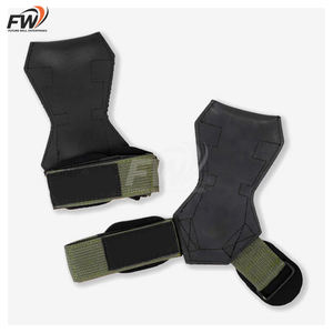 Agarraderas de palma de PVC de caucho natural extra resistentes, duraderas y negras para culturismo, levantamiento de pesas, protección integral Geo - Product Image 6