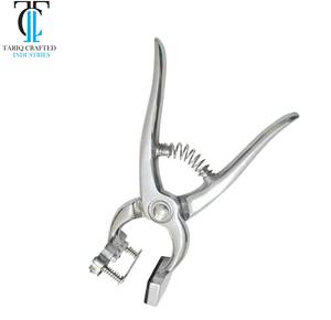 Pince à tatouer vétérinaire réutilisable en acier inoxydable, outil de marquage animal TARIQ CRAFTED INDUSTRIES - Product Image 3