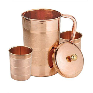 Jarra de Cobre Martillado de 1.5L, Estilo Vintage, Jarra Metálica Resistente para Bebidas, Decoración de Fiestas, Jarra de Cobre Puro en Oferta - Product Image 3