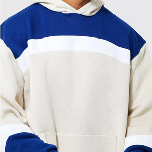 Nouveauté : Sweat à capuche brodé pour homme, personnalisable avec logo, en molleton respirant, mélange de coton, avec poche kangourou, modèle double. - Product Image 4