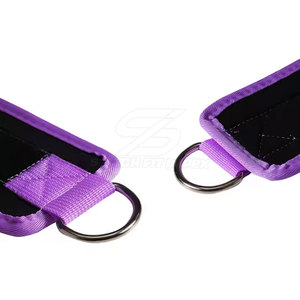 สายรัดข้อเท้าแบบปรับได้สำหรับการออกกำลังกาย รองรับการฝึกเคเบิลคิกแบ็คในยิม นุ่มสบายและใช้งานได้ยาวนาน - Product Image 3