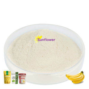 米国/EU FSSC認定100% 天然バナナフレーバー粉末80-100メッシュオーガニックライプバナナフルーツパウダー - Product Image 1