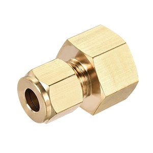 Connecteur femelle à compression en laiton sans plomb forgé à chaud, résistant à la corrosion basse pression - Product Image 6