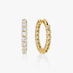 Pendientes de Diamantes Cultivados en Laboratorio, Certificados por IGI, Oro Sólido de 14K-22K, Color D, Joyería de Lujo para Fiestas, Bodas, Regalos, OEM, ODM, Venta al Por Mayor - Product Image 4