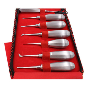 Juego de 13 Elevadores Dentales Curvos de Acero Inoxidable de la Mejor Calidad, Elevadores Manuales para Extracción de Raíces y Dientes - Product Image 2