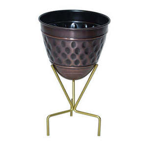 Support de pot de fleurs de qualité supérieure, chromé, durable, écologique, suspendu, pour l'intérieur et l'extérieur, pots décoratifs, décoration de jardin - Product Image 2