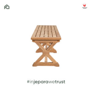 Banco de Comedor de Madera de Teca Sólida para Exteriores, Banco Largo de Listones para Jardín, para Restaurante, Hotel, Resort, Villa, Muebles de Patio - Product Image 4