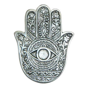 เตาเผาเครื่องหอมโลหะรูปมือฮัมซา พร้อมที่วางธูปกรวยและที่วางธูปแท่ง - กลิ่นหอม เป็นมิตรกับสิ่งแวดล้อม ทนทาน - Product Image 3