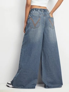 Women's Denim <b>Jeans</b> 2026 Light Wash Tea Stain Solid Casual Simple Summer Extreme Straight Leg High Waist Breathable - Product Image 6