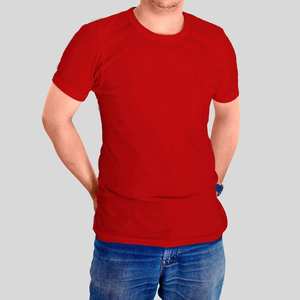 Camiseta de Manga Corta para Hombre, Cuello Redondo, Color Verde, Corte Regular, Tejido de Punto Jersey de Algodón, Estilo Casual - Product Image 4