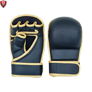 Guantes de Sparring de Cuero Personalizados para MMA, Transpirables, Antideslizantes, Ligeros, Unisex, de Alta Calidad para Boxeo y Muay Thai - Product Image 1