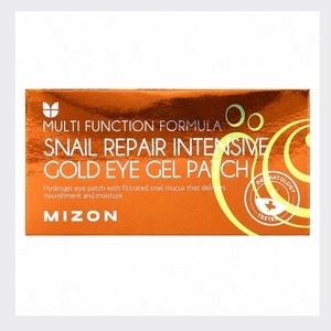 Parches para el contorno de ojos coreanos K-Beauty Mizon Snail Repair Intensive Gold EyegelPatch Hecho en Corea cuidado de la piel - Product Image 2