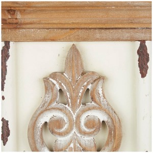 Appliques murales en bois, lot de 2, supports de bougies pilier à fixer au mur pour décoration de Noël, décoration murale rustique en bois de 29 pouces - Product Image 4