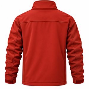 Custom Logo OEM Men's Winter Fleece Bomber <b>Jacket</b> Stand Collar Zipper <b>Waterproof</b> Casual Tactical Outdoor Warm <b>Jacket</b> - Product Image 3