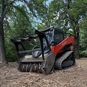 KUBOTA SVL97-2 Skid Steer Loader with Forestry <b>Mulcher</b> High Performance Compact Track Loader Heavy Duty Hydraulic System Machine - Product Image 1