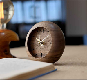 Solid Wood Analog Table <b>Clock</b> - Product Image 4