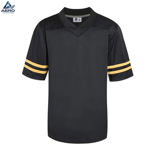 Camiseta de fútbol cómoda de la más alta calidad, hecha de tela transpirable que absorbe la humedad, en color negro y amarillo, ligera. - Product Image 2