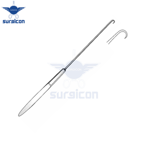 Tenaculo Uterino Emmet de 23 cm (9 Pulgadas), Figura 1, Semicurvo, Puntas Pequeñas y Afiladas, Acero Inoxidable, Reutilizable, Ginecológico - Product Image 6