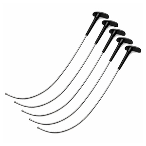Stylet d'intubation réutilisable 12,5” – Instrument de gestion des voies respiratoires autoclavable avec embout sphérique de 5 mm |   Acier inoxydable |   Conforme CE - Product Image 3