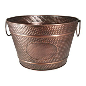 Enfriador de Bebidas de Metal Galvanizado Exclusivo con Asas para el Hogar y Eventos, Enfriador de Vino, Cubo para Enfriar Vino - Product Image 6