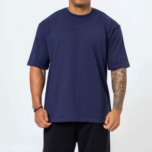 Concevez votre propre t-shirt, vêtements de sport, tissu en soie/coton uni, séchage rapide, respirant, logo imprimé, 200 g/m², t-shirt pour homme - Product Image 4